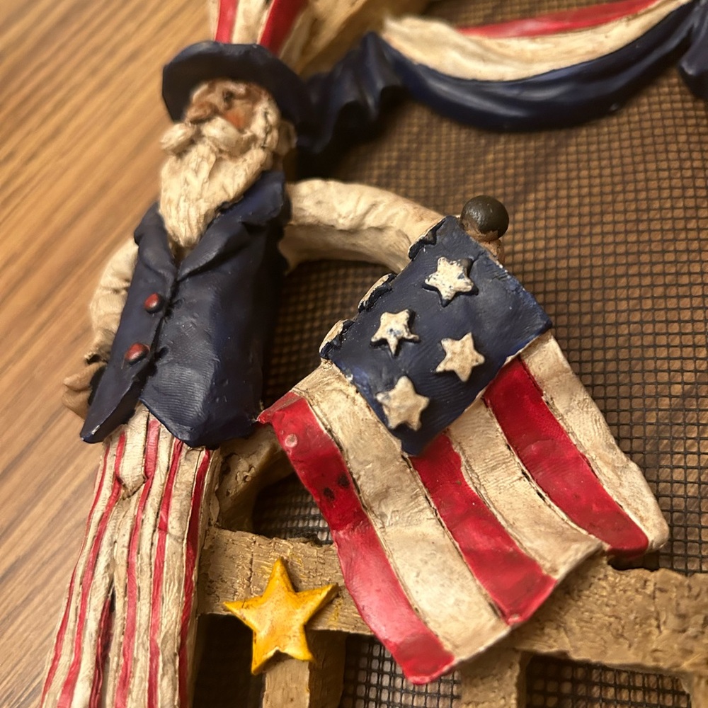 Patriotic home decor - uncle sam - Flag USA RED WHITE & BLUE - wall decor - Picture 4 of 7
